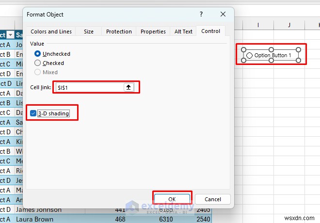 สร้างแดชบอร์ด Excel แบบโต้ตอบโดยใช้การควบคุมแบบฟอร์ม (ไม่จำเป็นต้องใช้ VBA)