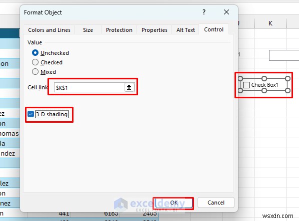 สร้างแดชบอร์ด Excel แบบโต้ตอบโดยใช้การควบคุมแบบฟอร์ม (ไม่จำเป็นต้องใช้ VBA)