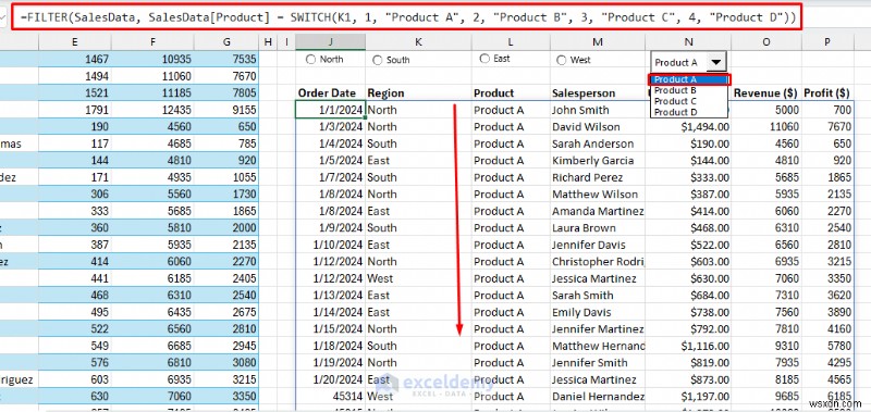 สร้างแดชบอร์ด Excel แบบโต้ตอบโดยใช้การควบคุมแบบฟอร์ม (ไม่จำเป็นต้องใช้ VBA)