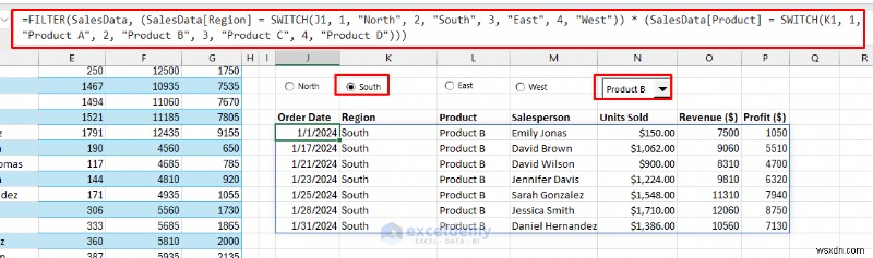 สร้างแดชบอร์ด Excel แบบโต้ตอบโดยใช้การควบคุมแบบฟอร์ม (ไม่จำเป็นต้องใช้ VBA)