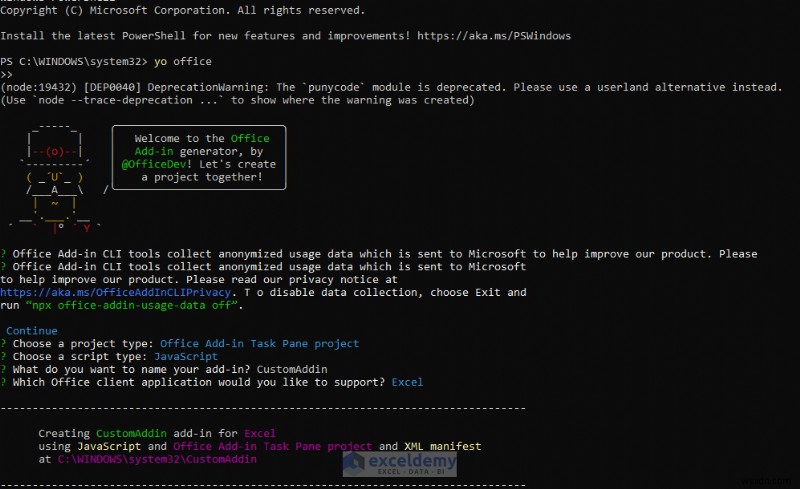 สร้างโปรแกรมเสริม Excel อันทรงพลัง:คู่มือ JavaScript ทีละขั้นตอน
