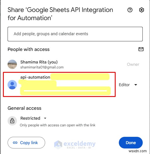 ทำให้เวิร์กโฟลว์ของคุณเป็นแบบอัตโนมัติด้วยการผสานรวม Google ชีต API 