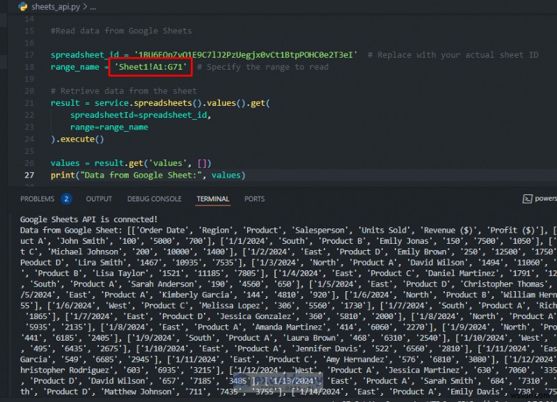 ทำให้เวิร์กโฟลว์ของคุณเป็นแบบอัตโนมัติด้วยการผสานรวม Google ชีต API 