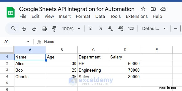 ทำให้เวิร์กโฟลว์ของคุณเป็นแบบอัตโนมัติด้วยการผสานรวม Google ชีต API 