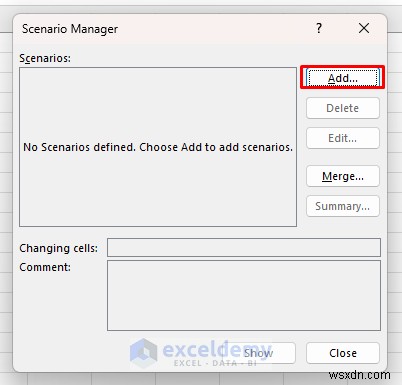 Master Excel Scenario Manager:การวางแผนทางการเงินและการพยากรณ์ขั้นสูง 
