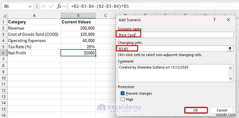 Master Excel Scenario Manager:การวางแผนทางการเงินและการพยากรณ์ขั้นสูง 