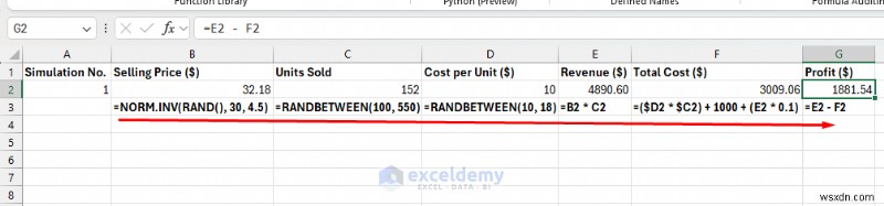 คู่มือ Excel:การสร้างการจำลองมอนติคาร์โลเพื่อการตัดสินใจที่ขับเคลื่อนด้วยข้อมูล