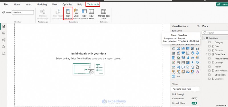 สร้างการวัด DAX แรกของคุณใน Power BI:คู่มือเริ่มต้นทีละขั้นตอน
