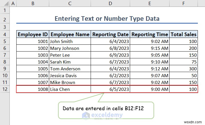 การป้อนข้อมูล Master Excel:พื้นฐาน แบบฟอร์ม และการจัดการข้อผิดพลาด