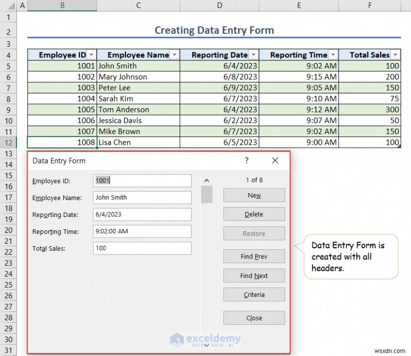 การป้อนข้อมูล Master Excel:พื้นฐาน แบบฟอร์ม และการจัดการข้อผิดพลาด