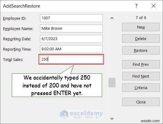 การป้อนข้อมูล Master Excel:พื้นฐาน แบบฟอร์ม และการจัดการข้อผิดพลาด