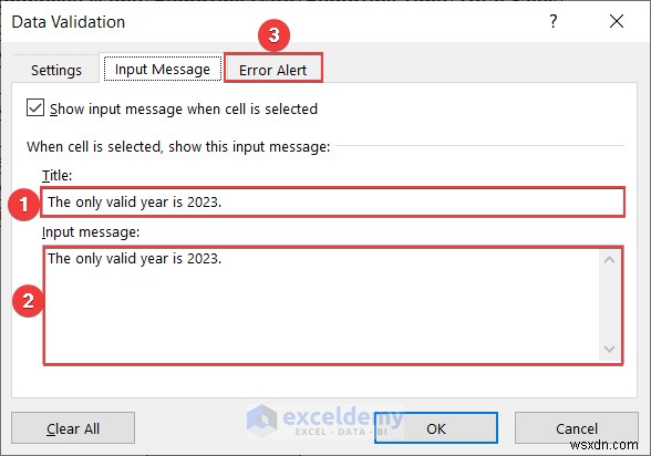 การป้อนข้อมูล Master Excel:พื้นฐาน แบบฟอร์ม และการจัดการข้อผิดพลาด