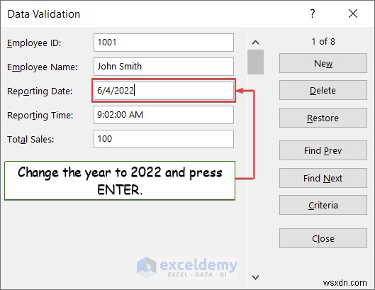 การป้อนข้อมูล Master Excel:พื้นฐาน แบบฟอร์ม และการจัดการข้อผิดพลาด