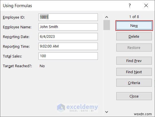 การป้อนข้อมูล Master Excel:พื้นฐาน แบบฟอร์ม และการจัดการข้อผิดพลาด