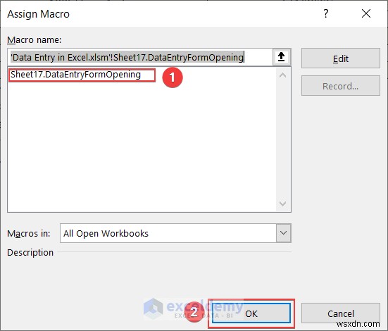 การป้อนข้อมูล Master Excel:พื้นฐาน แบบฟอร์ม และการจัดการข้อผิดพลาด