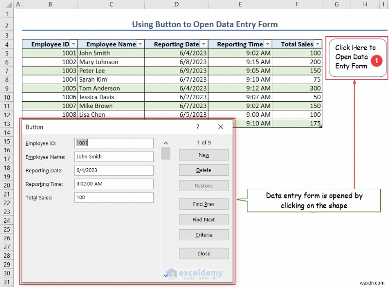 การป้อนข้อมูล Master Excel:พื้นฐาน แบบฟอร์ม และการจัดการข้อผิดพลาด