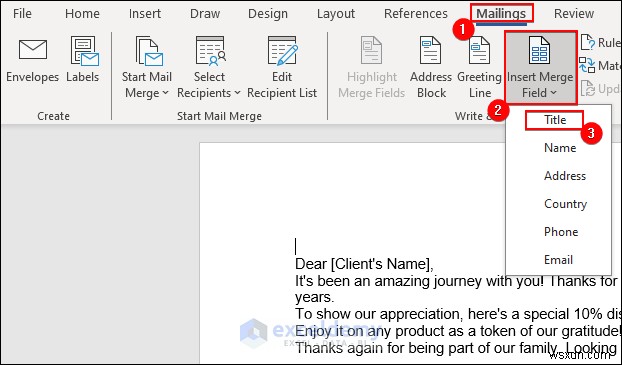 การเรียนรู้จดหมายเวียนใน Excel:วัตถุประสงค์ กระบวนการ ประโยชน์ และข้อจำกัด
