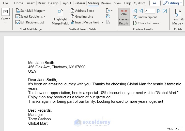 การเรียนรู้จดหมายเวียนใน Excel:วัตถุประสงค์ กระบวนการ ประโยชน์ และข้อจำกัด
