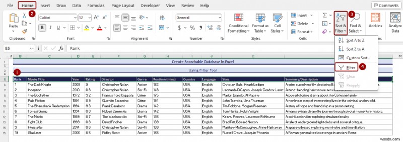 ฐานข้อมูล Master Excel:ประเภท เทมเพลต และการสร้างอย่างง่าย 