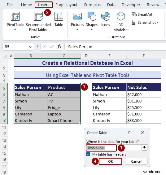 ฐานข้อมูล Master Excel:ประเภท เทมเพลต และการสร้างอย่างง่าย 