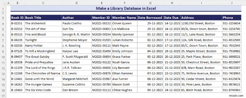 ฐานข้อมูล Master Excel:ประเภท เทมเพลต และการสร้างอย่างง่าย 