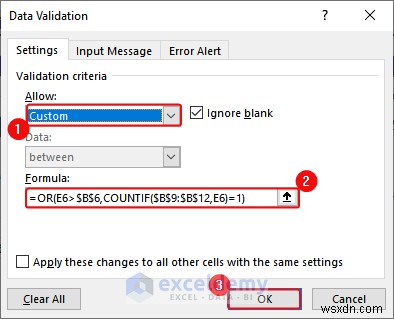 ความเชี่ยวชาญในการตรวจสอบความถูกต้องของข้อมูล Excel:คำแนะนำทีละขั้นตอนที่ครอบคลุม 