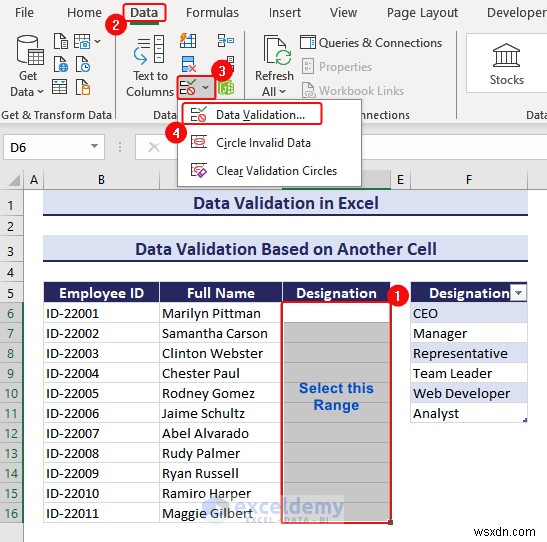 ความเชี่ยวชาญในการตรวจสอบความถูกต้องของข้อมูล Excel:คำแนะนำทีละขั้นตอนที่ครอบคลุม 