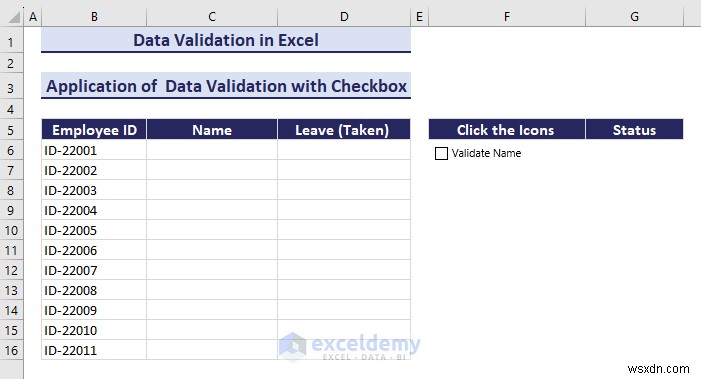 ความเชี่ยวชาญในการตรวจสอบความถูกต้องของข้อมูล Excel:คำแนะนำทีละขั้นตอนที่ครอบคลุม 