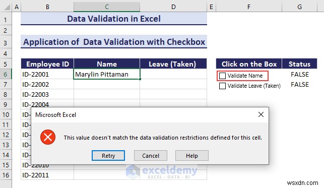 ความเชี่ยวชาญในการตรวจสอบความถูกต้องของข้อมูล Excel:คำแนะนำทีละขั้นตอนที่ครอบคลุม 
