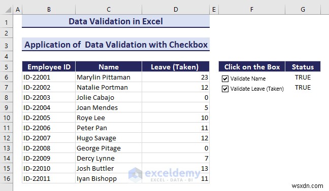 ความเชี่ยวชาญในการตรวจสอบความถูกต้องของข้อมูล Excel:คำแนะนำทีละขั้นตอนที่ครอบคลุม 
