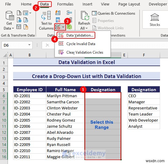 ความเชี่ยวชาญในการตรวจสอบความถูกต้องของข้อมูล Excel:คำแนะนำทีละขั้นตอนที่ครอบคลุม 