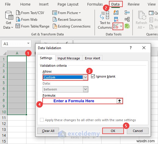 ความเชี่ยวชาญในการตรวจสอบความถูกต้องของข้อมูล Excel:คำแนะนำทีละขั้นตอนที่ครอบคลุม 