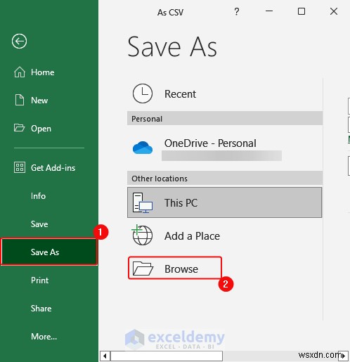 ส่งออกข้อมูล Excel ไปยังรูปแบบ DOC, PDF, CSV, XML และ vCard ได้อย่างง่ายดาย