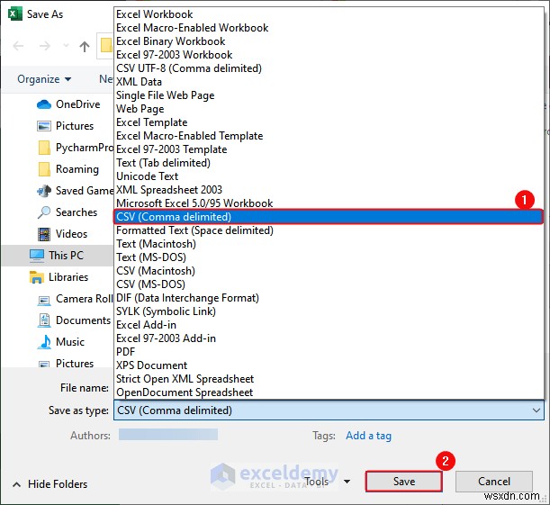 ส่งออกข้อมูล Excel ไปยังรูปแบบ DOC, PDF, CSV, XML และ vCard ได้อย่างง่ายดาย