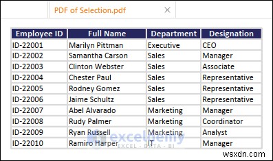 ส่งออกข้อมูล Excel ไปยังรูปแบบ DOC, PDF, CSV, XML และ vCard ได้อย่างง่ายดาย