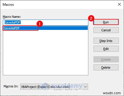 ส่งออกข้อมูล Excel ไปยังรูปแบบ DOC, PDF, CSV, XML และ vCard ได้อย่างง่ายดาย
