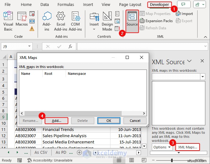 ส่งออกข้อมูล Excel ไปยังรูปแบบ DOC, PDF, CSV, XML และ vCard ได้อย่างง่ายดาย