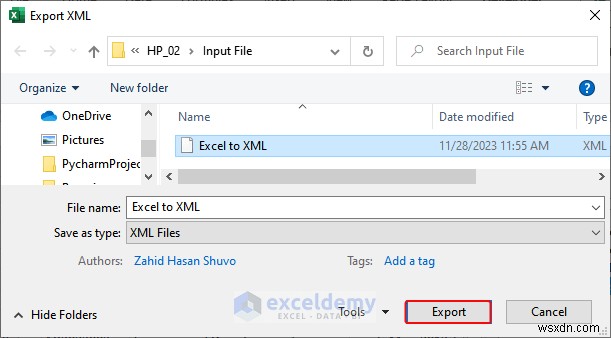 ส่งออกข้อมูล Excel ไปยังรูปแบบ DOC, PDF, CSV, XML และ vCard ได้อย่างง่ายดาย