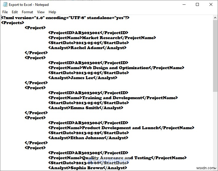 ส่งออกข้อมูล Excel ไปยังรูปแบบ DOC, PDF, CSV, XML และ vCard ได้อย่างง่ายดาย