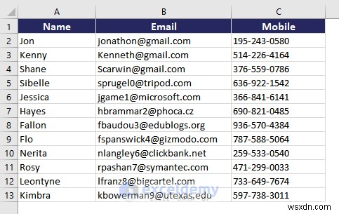 ส่งออกข้อมูล Excel ไปยังรูปแบบ DOC, PDF, CSV, XML และ vCard ได้อย่างง่ายดาย