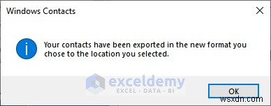 ส่งออกข้อมูล Excel ไปยังรูปแบบ DOC, PDF, CSV, XML และ vCard ได้อย่างง่ายดาย