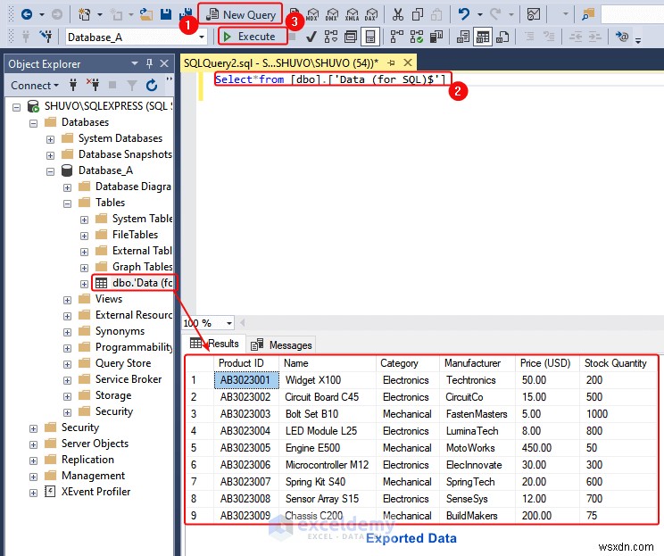 ส่งออกข้อมูล Excel ไปยังรูปแบบ DOC, PDF, CSV, XML และ vCard ได้อย่างง่ายดาย