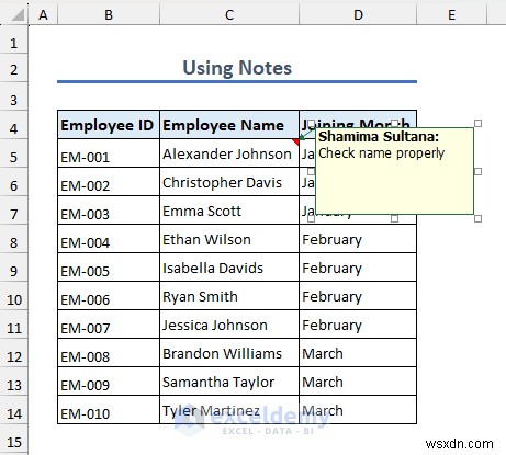 สร้างคำแนะนำเครื่องมือโฮเวอร์ใน Excel:3 เทคนิคง่ายๆ 