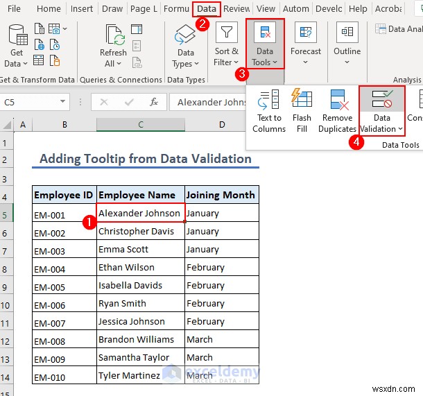 สร้างคำแนะนำเครื่องมือโฮเวอร์ใน Excel:3 เทคนิคง่ายๆ 