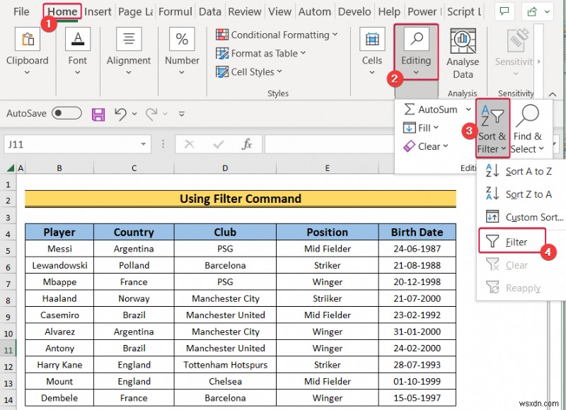 ความเชี่ยวชาญในการกรอง Excel:ตัวกรองอัตโนมัติและตัวกรองขั้นสูง 
