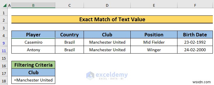ความเชี่ยวชาญในการกรอง Excel:ตัวกรองอัตโนมัติและตัวกรองขั้นสูง 