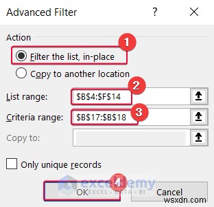 ความเชี่ยวชาญในการกรอง Excel:ตัวกรองอัตโนมัติและตัวกรองขั้นสูง 