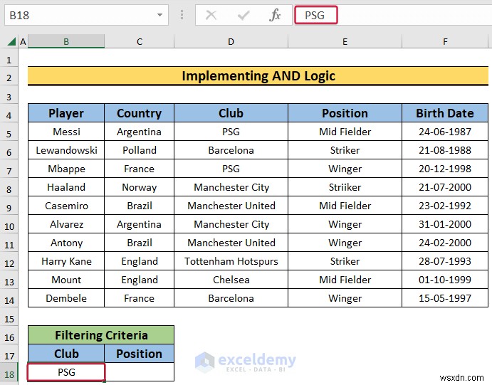 ความเชี่ยวชาญในการกรอง Excel:ตัวกรองอัตโนมัติและตัวกรองขั้นสูง 