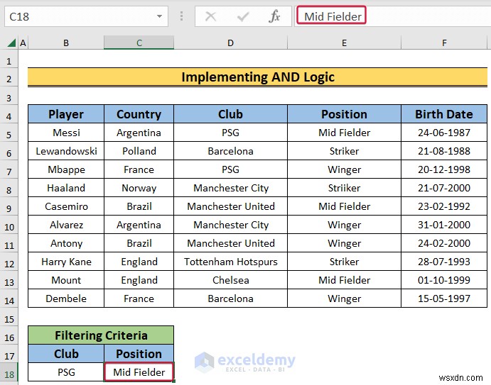 ความเชี่ยวชาญในการกรอง Excel:ตัวกรองอัตโนมัติและตัวกรองขั้นสูง 