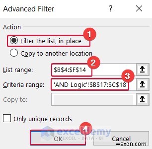 ความเชี่ยวชาญในการกรอง Excel:ตัวกรองอัตโนมัติและตัวกรองขั้นสูง 
